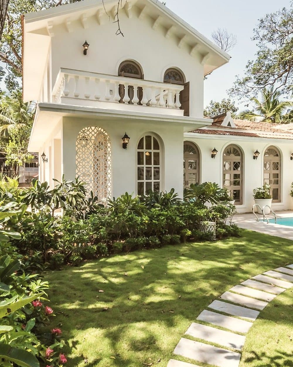 Defence Colony residence with garden and pool
