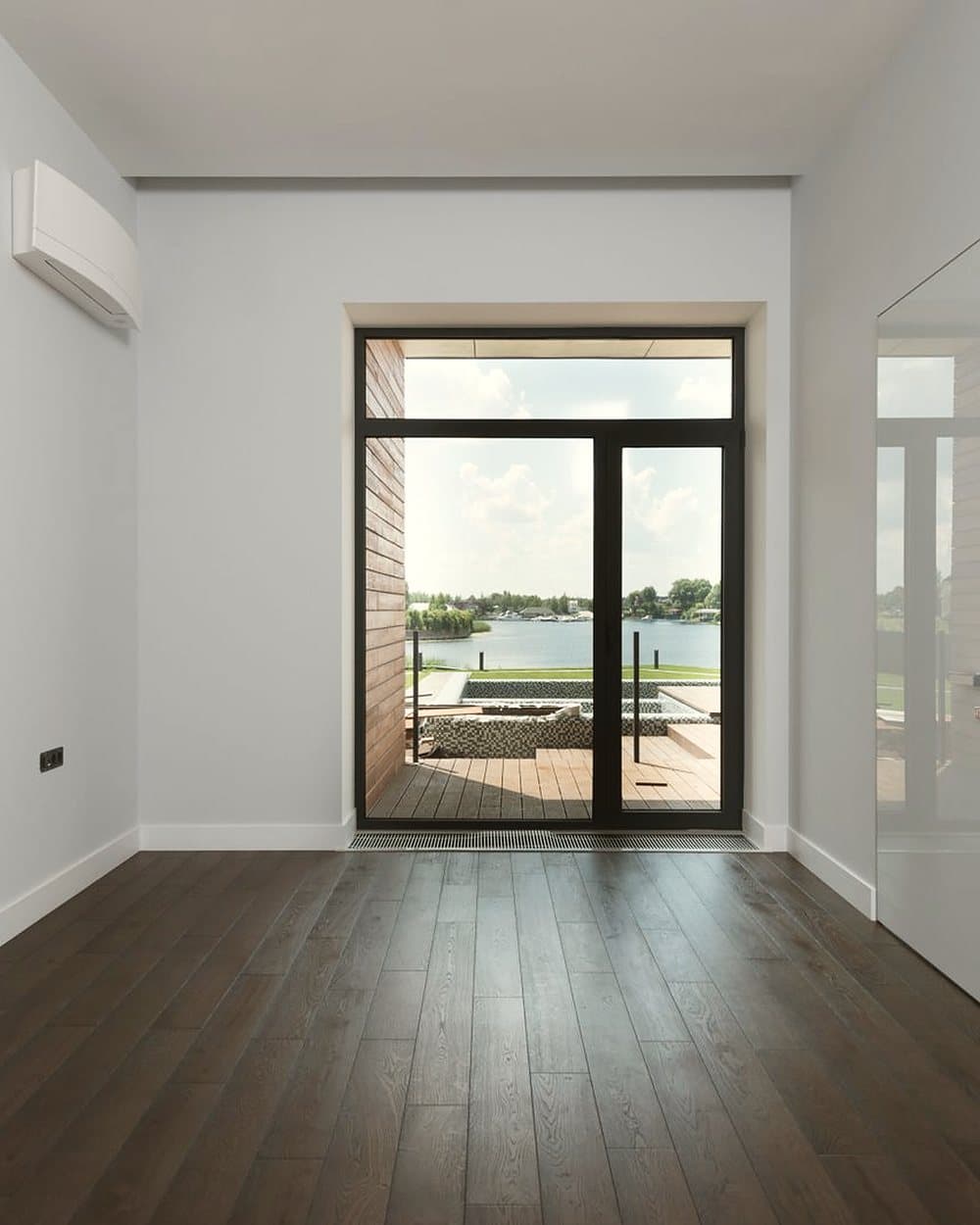 Empty Greater Kailash floor with balcony doors